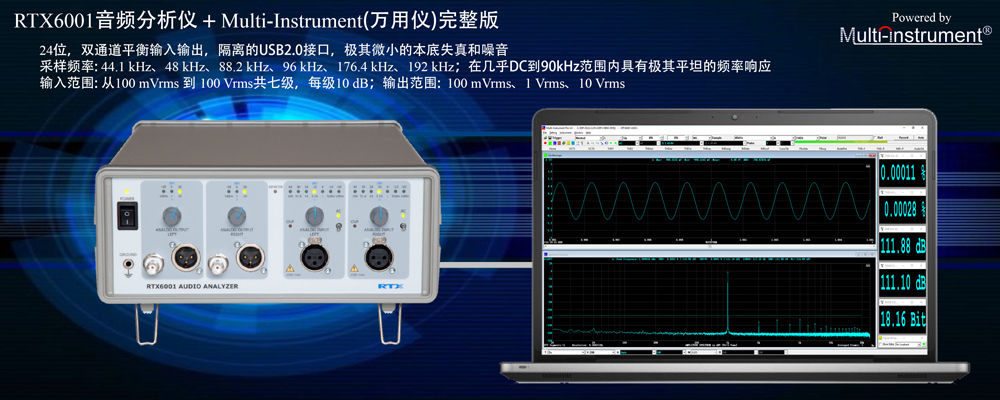 RTX6001 Audio Analyzer