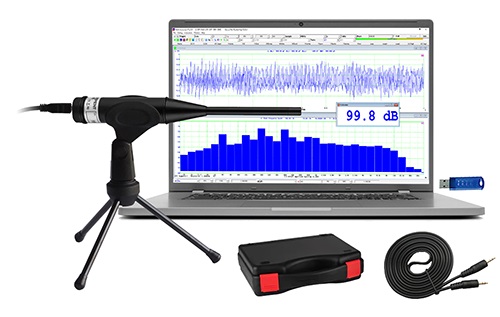 VT RTA-168E, a PC based USB Real Time Anayzer, Sound Level Meter, Distortion Analyzer, Acoustic Analyzer